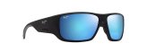 Sunglasses, Keha Frame: Matte Black Lens: Blue Hawaii