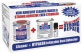 Glue, Hypalon Repair Adhesive plus Primer & Cleaner