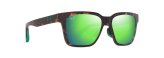 Sunglasses, Punikai Frame: Matte Dark Havana Black Lens: MAUIGreen