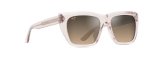 Sunglasses, Aloha Lane Frame: Transparent Pink Lens: HCL Bronze