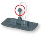 Ball Screw, for Rowlock Socket PVC Overturnable Grey