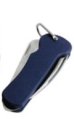 Knife, Stainless Steel with Blue Plastic Grip