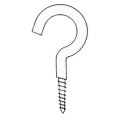 Screw Hook, Curved Stainless Steel 44 x 4mm 5Pc