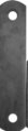 Plate, 2HolesØ:1/2 CtoC:4″ Width 1.5″ Length:6.125″
