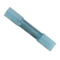 Crimp Butt Splice, Blue 16-14ga HeatShrink 10 Pack