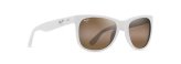 Sunglasses, Kikonia XL Frame: Shiny Solid White Lens: HCL Bronze