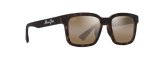 Sunglasses, ʻŌpiopio Asian Fit Frame: Matte Dark Havana Lens: HCL Bronze