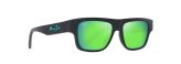 Sunglasses, Kōkua Frame: Matte Black Lens: Maui Green
