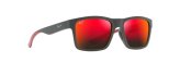 Sunglasses, The Flats Frame: Dark Grey/Red Lens: Hawaii Lava