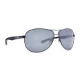 Sunglasses, Maverick Frame: Shiny Black Lens: Silver Mirror