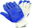Gloves, Non-Slip Sea Grip Large Dark Blue/White
