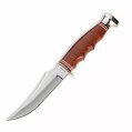Knife, 4″ Skinner Sheath Leather Handle