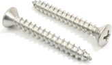 Self Tapping Screw, Stainless Steel #12 x 4″ Oval Phillip Head