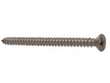 Self Tapping Screw, Stainless Steel #10 x 4″ Flat Phillip Head