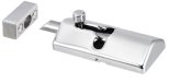 Barrel Bolt, Deluxe Slam 67 x 31mm (2.5″) Stainless Steel & Nylon Square Strike Plate