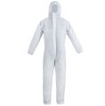 Coverall, Disposable XL w/Hood Splashproof White
