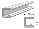 Flexible Trim, White for 3/8″Edge Depth:5/8″ per Foot
