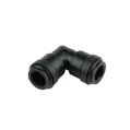 Union Elbow, 15mm Plastic Black