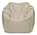 Bean Bag Chair, Round Large Tan/Tan