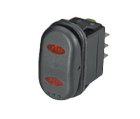 Rocker Switch, On-Off-(On) Waterproof 14V 21A