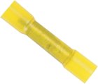 Crimp Butt Splice, Yellow 12-10ga HeatShrink 500Pk