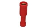 Crimp Disconnect, Female Red 22-16ga Vinyl Insulated 100 Pack