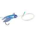 Lure, Rigged Flying Bird 4″ Blue Clear