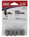 Lead, Egg Sinker 1/2oz 5Pk