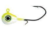 Jig, Teardrop Lazer Sharp Pro-V 1/4oz Chart/White 5Pk