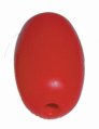 Float, 5″ x 3″ Plastic with Centre Hole Red