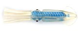 Lure, Rock Cod Squid 3.5″ Clear/Blue Spots