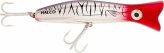 Lure, Halco Roosta Popper 160 6.25″ 2-5/8oz Chrome Tiger