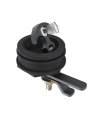Latch, Locking Flush 01 Series Black