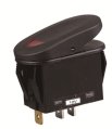 Rocker Switch, Waterproof SPST On-Off 14V/21A with 3 Pins