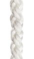 8 Strand Rope, Plaited Nylon 5/8″ (16mm) White per Foot