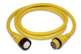 Extension Cord, 50A 125/250V 6ga Length:75′