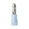 Crimp Snap Plug, Male Blue 16-14ga 100 Pack