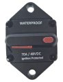 Circuit Breaker, High-Amp Flush Mount 70A Waterproof
