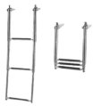 Ladder, Telescopic 3Step Over Platform Drop Stainless Steel