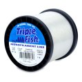 Monofilament Line Triple Fish 40lb Test 1/4lb 370yd Clear