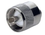 Connector, Male Threaded, for RG-58 Coaxial Cable