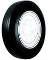 Tire & Wheel Assy. White 4.80 ø:12” 5-Bolt, Tire:C, Load:780Lb K353