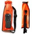 Bag, for VHF Radio Med. Waterproof Orange Nylon w/Window IPX6
