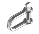 Shackle, Flat D Pin Ø:5mm L:18.5mm Stainless 316