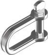Shackle, Flat with Shoulder Ø:5mm Length:18.5mm