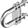U-Bolt, Stainless Steel with 2 Plates & 2 Nuts M10 x 110 x 55mm