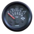 Pressure Gauge, Oil 0-400PSI/10-180ohm Cockpit International Gen II