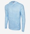 Shirt, Men’s Hooded Performance Freespool Light Blue