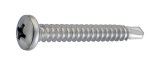 Self Drilling Screw, Stainless Steel #6-20 x 3/8″ Pan Phillip Head