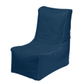 Bean Bag Chair, Marine Wedge Large Navy Blue